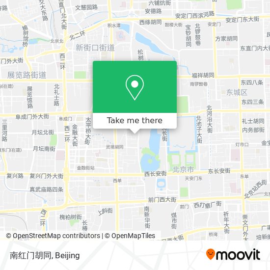 南红门胡同 map