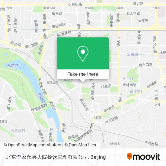北京李家永兴大院餐饮管理有限公司 map