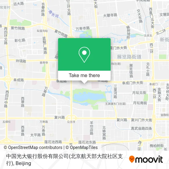 中国光大银行股份有限公司(北京航天部大院社区支行) map