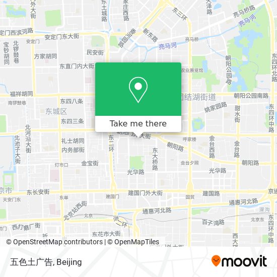 五色土广告 map