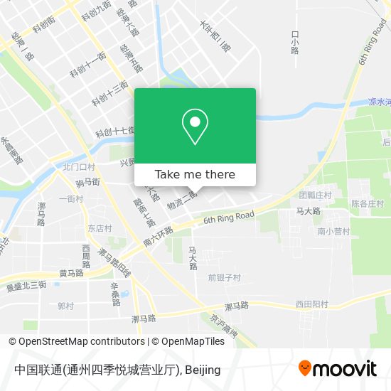 中国联通(通州四季悦城营业厅) map