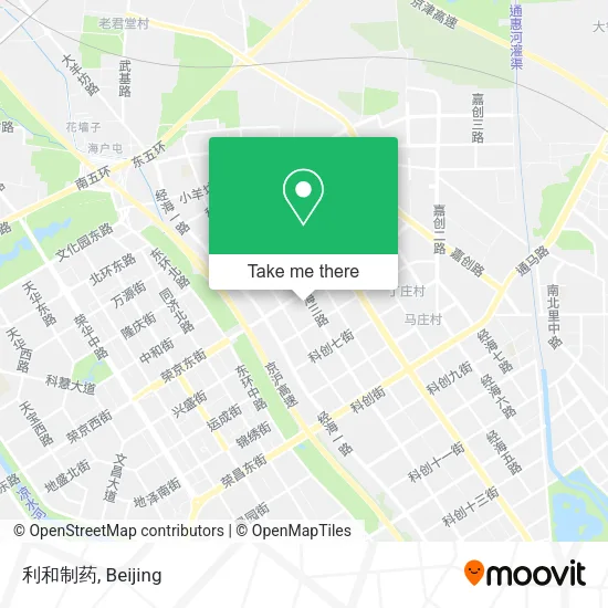 利和制药 map