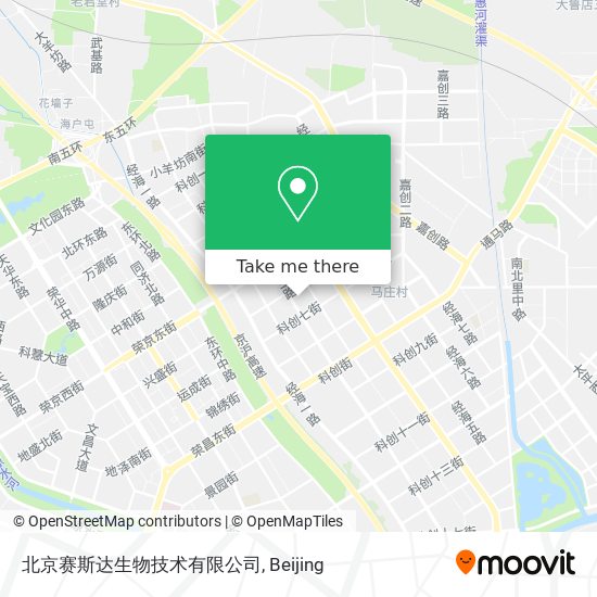 北京赛斯达生物技术有限公司 map
