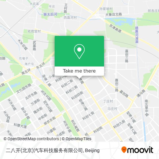 二八开(北京)汽车科技服务有限公司 map