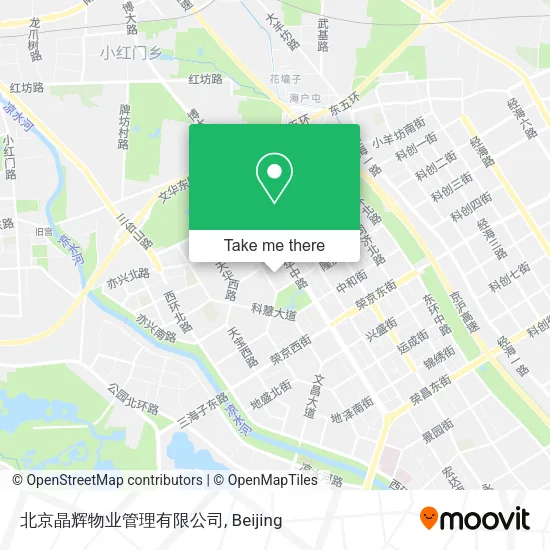 北京晶辉物业管理有限公司 map