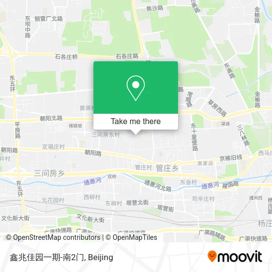 鑫兆佳园一期-南2门 map