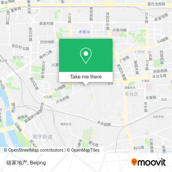 链家地产 map