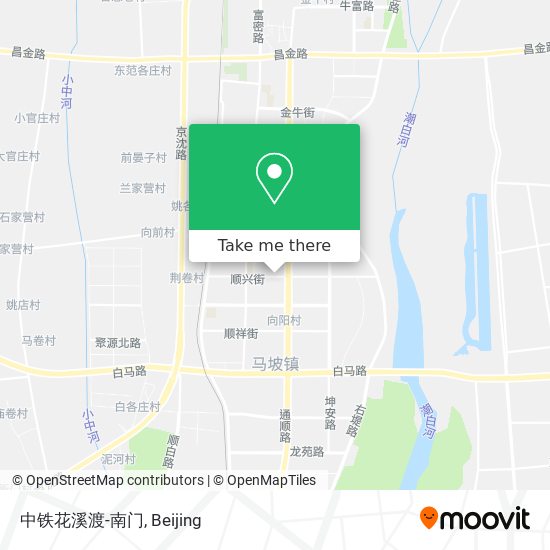 中铁花溪渡-南门 map