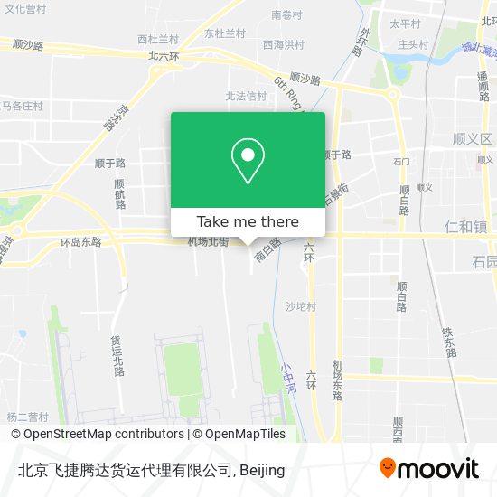 北京飞捷腾达货运代理有限公司 map