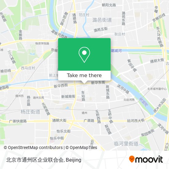 北京市通州区企业联合会 map