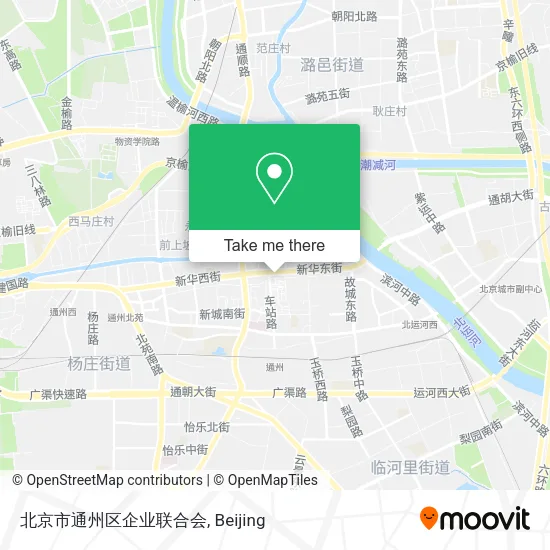 北京市通州区企业联合会 map