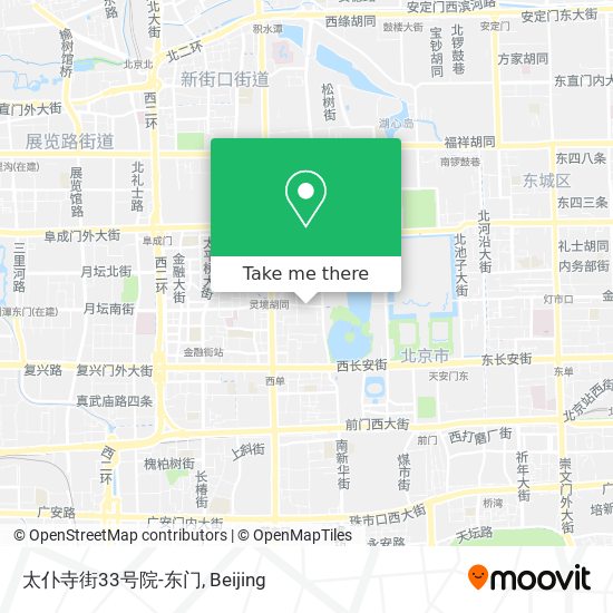 太仆寺街33号院-东门 map