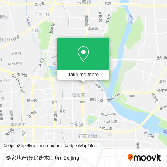 链家地产(便民街东口店) map