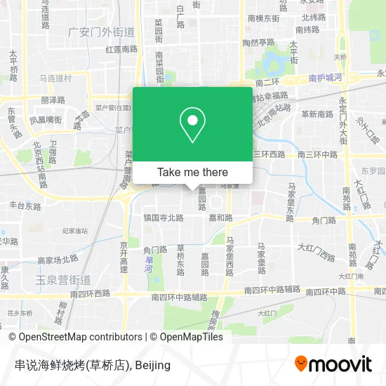 串说海鲜烧烤(草桥店) map