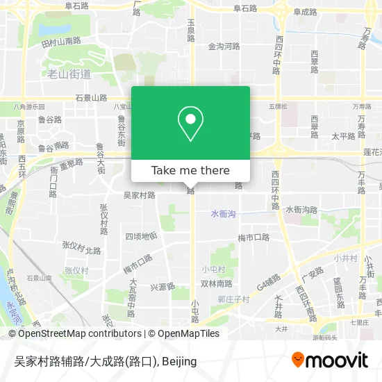 吴家村路辅路/大成路(路口) map