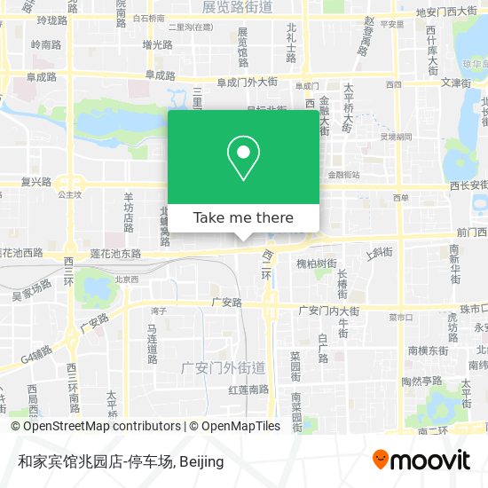 和家宾馆兆园店-停车场 map