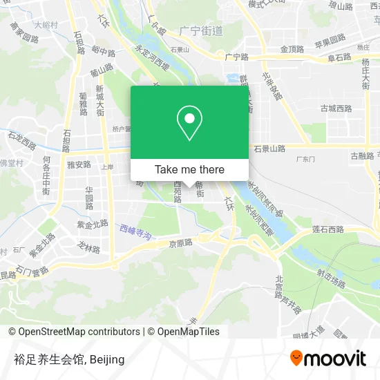 裕足养生会馆 map