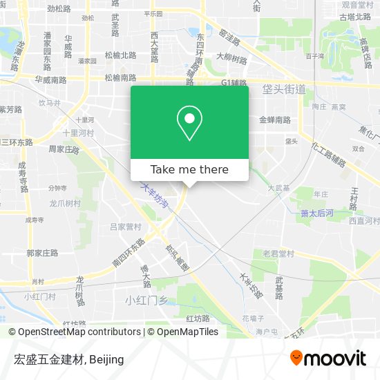 宏盛五金建材 map