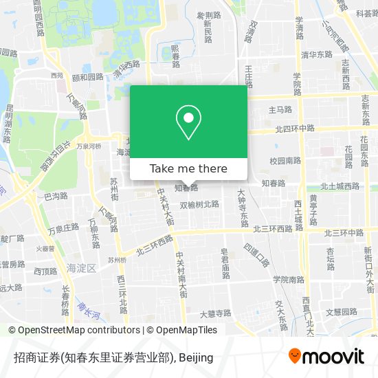 招商证券(知春东里证券营业部) map