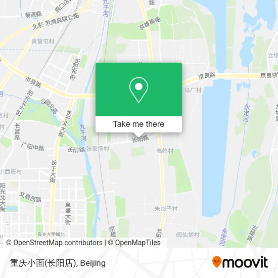 重庆小面(长阳店) map