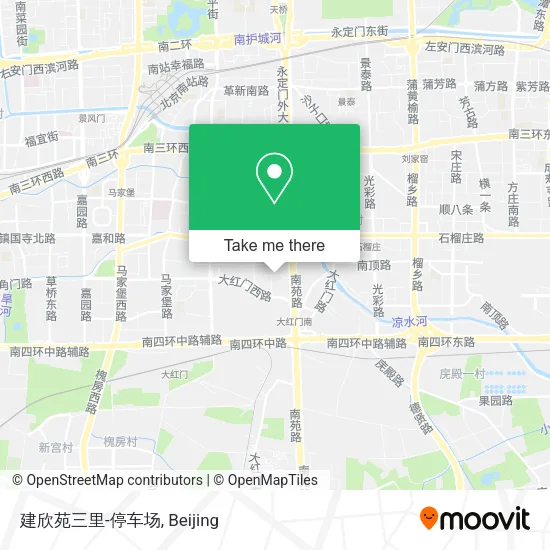建欣苑三里-停车场 map