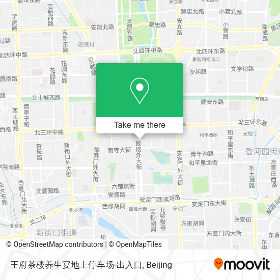 王府茶楼养生宴地上停车场-出入口 map
