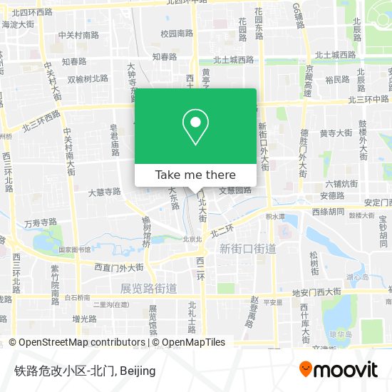 铁路危改小区-北门 map