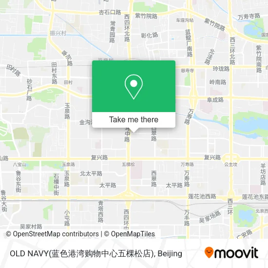 OLD NAVY(蓝色港湾购物中心五棵松店) map