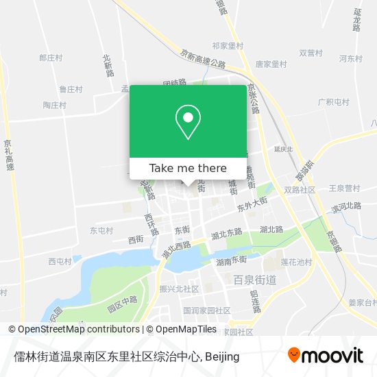 儒林街道温泉南区东里社区综治中心 map