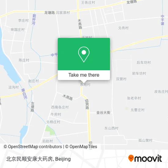 北京民顺安康大药房 map