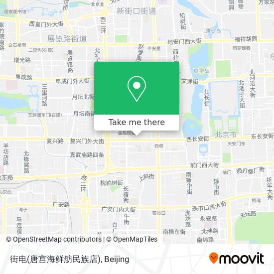 街电(唐宫海鲜舫民族店) map