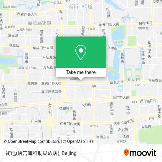 街电(唐宫海鲜舫民族店) map