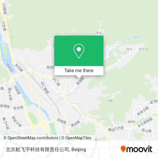 北京航飞宇科技有限责任公司 map