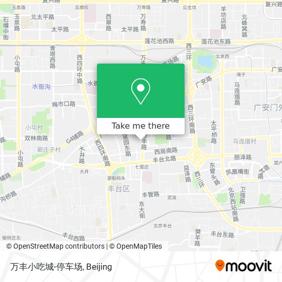 万丰小吃城-停车场 map