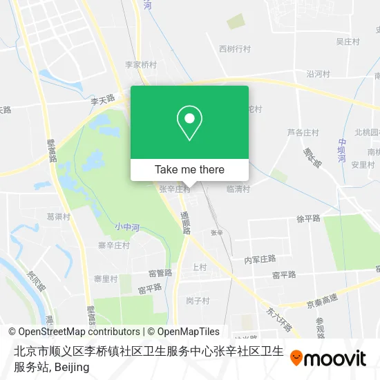 北京市顺义区李桥镇社区卫生服务中心张辛社区卫生服务站 map