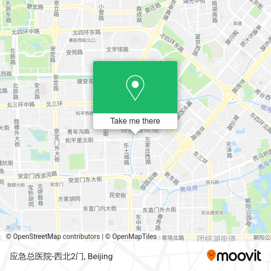 应急总医院-西北2门 map