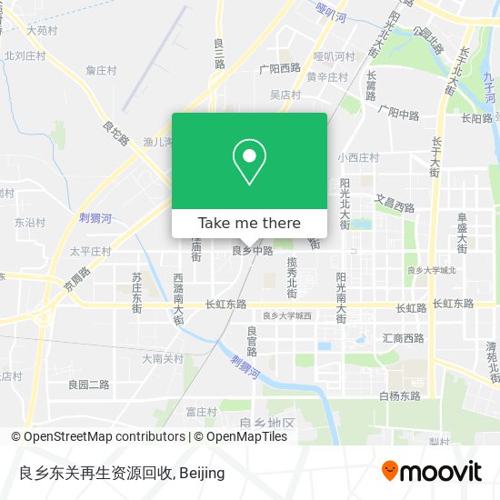 良乡东关再生资源回收 map