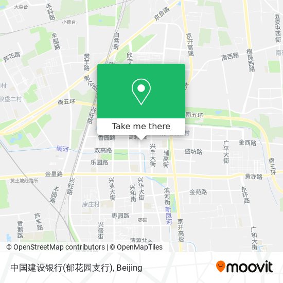 中国建设银行(郁花园支行) map