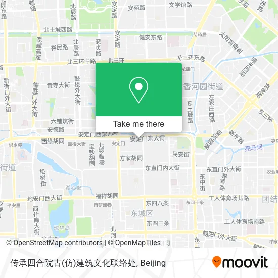 传承四合院古(仿)建筑文化联络处 map