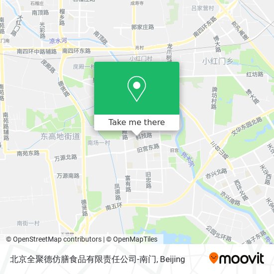 北京全聚德仿膳食品有限责任公司-南门 map
