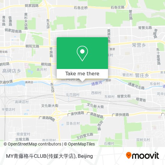 MY青藤格斗CLUB(传媒大学店) map