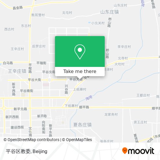 平谷区教委 map