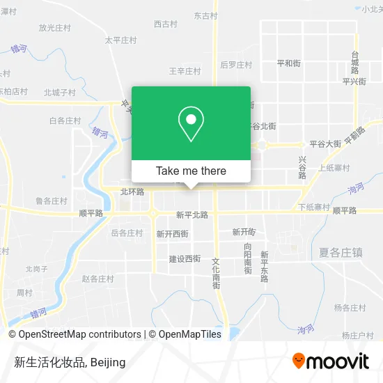 新生活化妆品 map