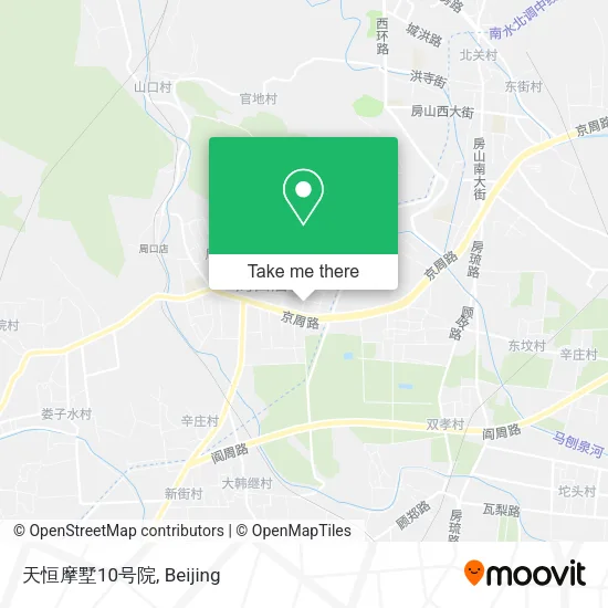 天恒摩墅10号院 map