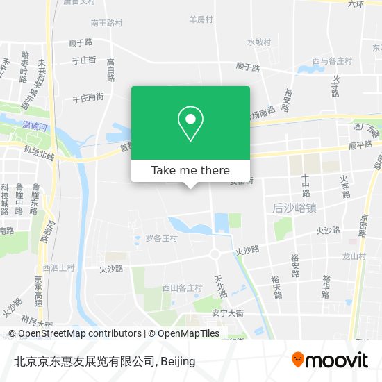 北京京东惠友展览有限公司 map