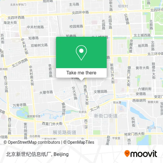 北京新世纪信息纸厂 map