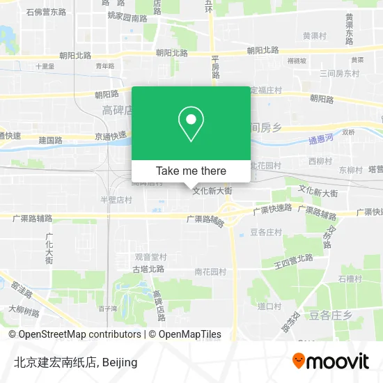 北京建宏南纸店 map