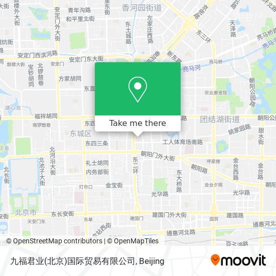 九福君业(北京)国际贸易有限公司 map