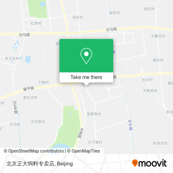 北京正大饲料专卖店 map