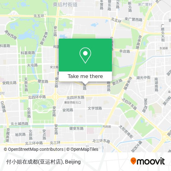付小姐在成都(亚运村店) map